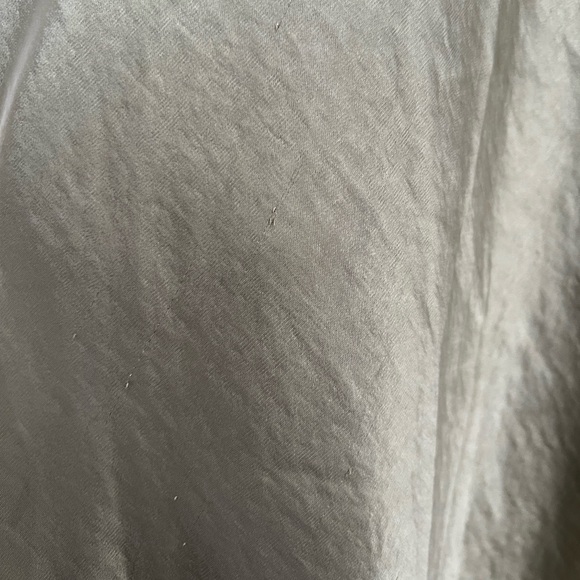 OAK + FORT Cowl Neck Satin Midi Dress in Olive Green - Picture 10 of 12